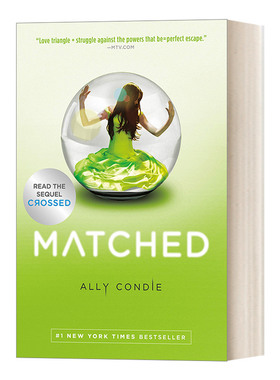 英文原版小说 Matched Matched trilogy 01 完美三部曲1 华丽窒息 纽约时报畅销青少年科幻小说 Ally Condie 英文版 进口英语书籍