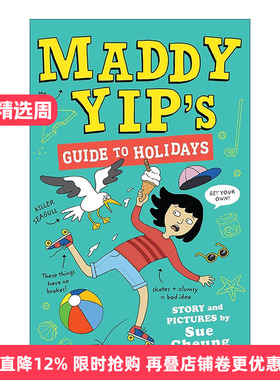 英文原版 Maddy Yip's Guide to Holidays 马蒂叶的假期指南 儿童幽默插画小说 英文版 进口英语原版书籍