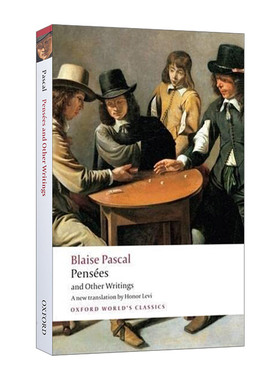 Pensees and Other Writings 布莱士·帕斯卡 思想录和其他作品 牛津世界经典系列进口原版英文书籍