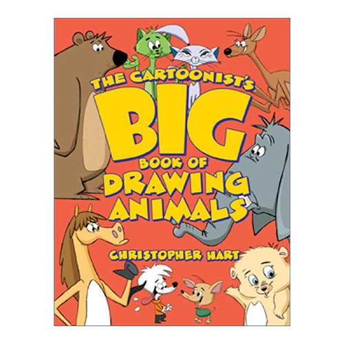 英文原版 The Cartoonist's Big Book of Drawing Animals 漫画家动物绘画大全 卡通绘画技巧指南 克里斯托弗·哈特 英文版