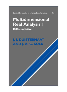 英文原版 Multidimensional Real Analysis I 多维实分析 上 剑桥高等数学研究系列 精装 英文版 进口英语原版书籍