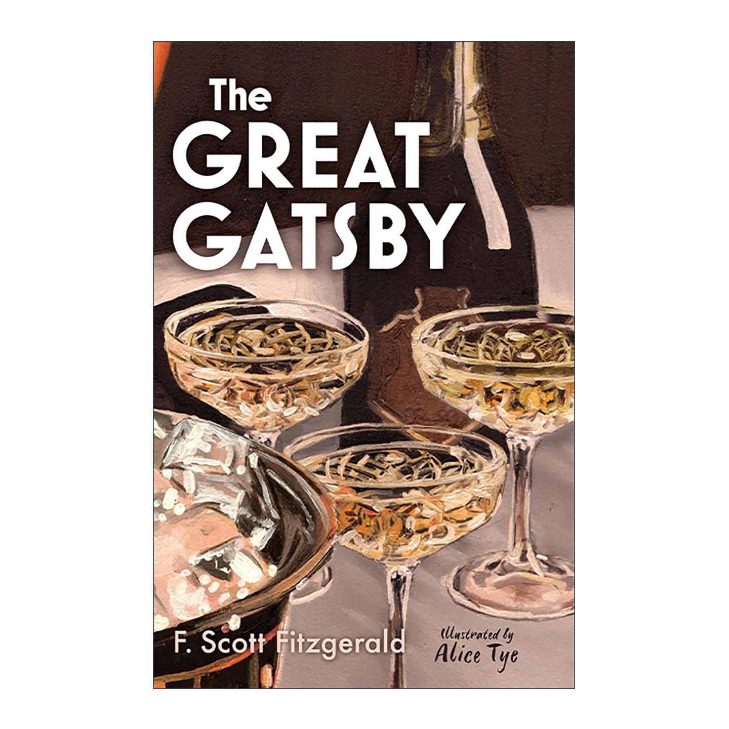 英文原版 The Great Gatsby Illustrated Edition 了不起的盖茨比 精装插画版 伦敦插画师Alice Tye 英文版 进口英语原版书籍