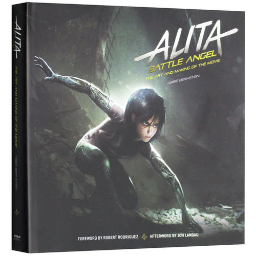 阿丽塔 战斗天使 Alita Battle Angel 英文原版书 电影艺术画册设定集 漫画铳梦改编 卡梅隆科幻力作 电影幕后 进口英语艺术书籍