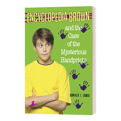 英文原版 Encyclopedia Brown and the Case of the Mysterious Handprints 百科全书小布朗 神秘的手印 英文版 进口英语书籍