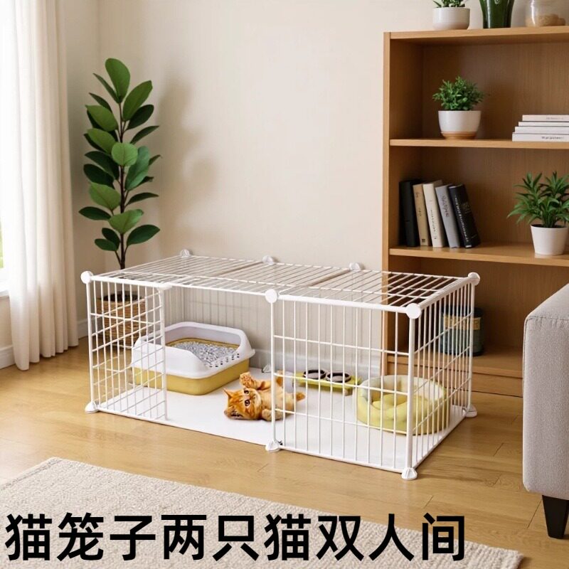 猫笼子两只猫双人间带厕所别墅图片