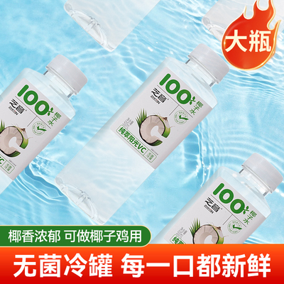 椰子水饮料电解质瓶装椰汁水孕妇专用纯净配料椰子鸡汤底