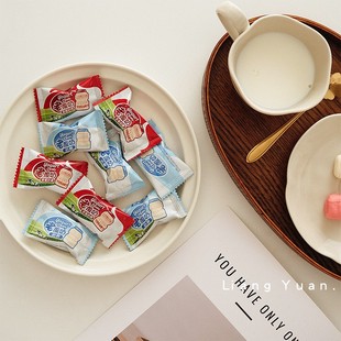 良缘结婚喜糖融融一派老酸奶奶糖口嚼糖软糖糖果休闲零食散装250g