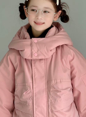 【冲锋羽绒】过广检90白鸭绒儿童羽绒派克服外套DC010