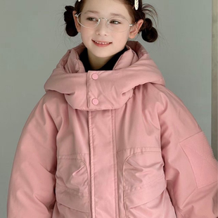 【冲锋羽绒】过广检90白鸭绒儿童羽绒派克服外套DC010