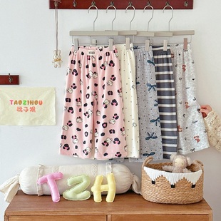 2055 加厚海岛绒儿童遛弯裤 亲子款 350g家居裤