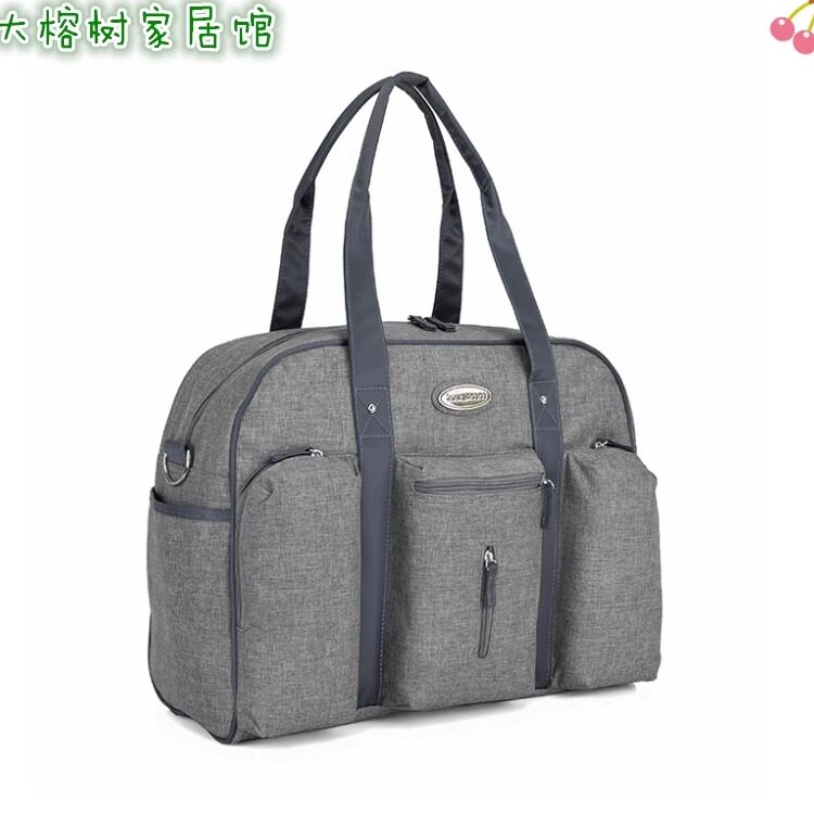 多隔层单肩斜跨母婴包潮爸妈咪包多口袋奶瓶尿片收纳包手提妈妈包