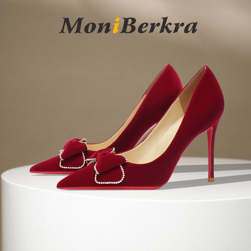 新娘鞋秀禾婚鞋不累脚高跟鞋