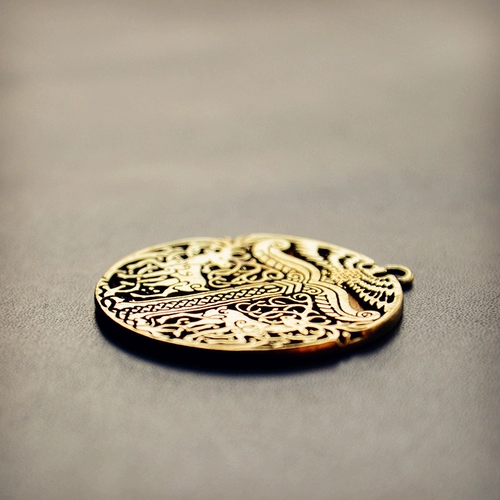 Креативный латунный металлический брелок ручной работы, подвеска