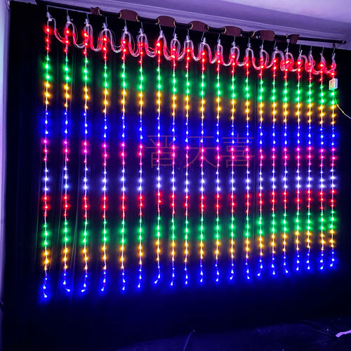 加密新款G50遥控LED窗帘灯防冻