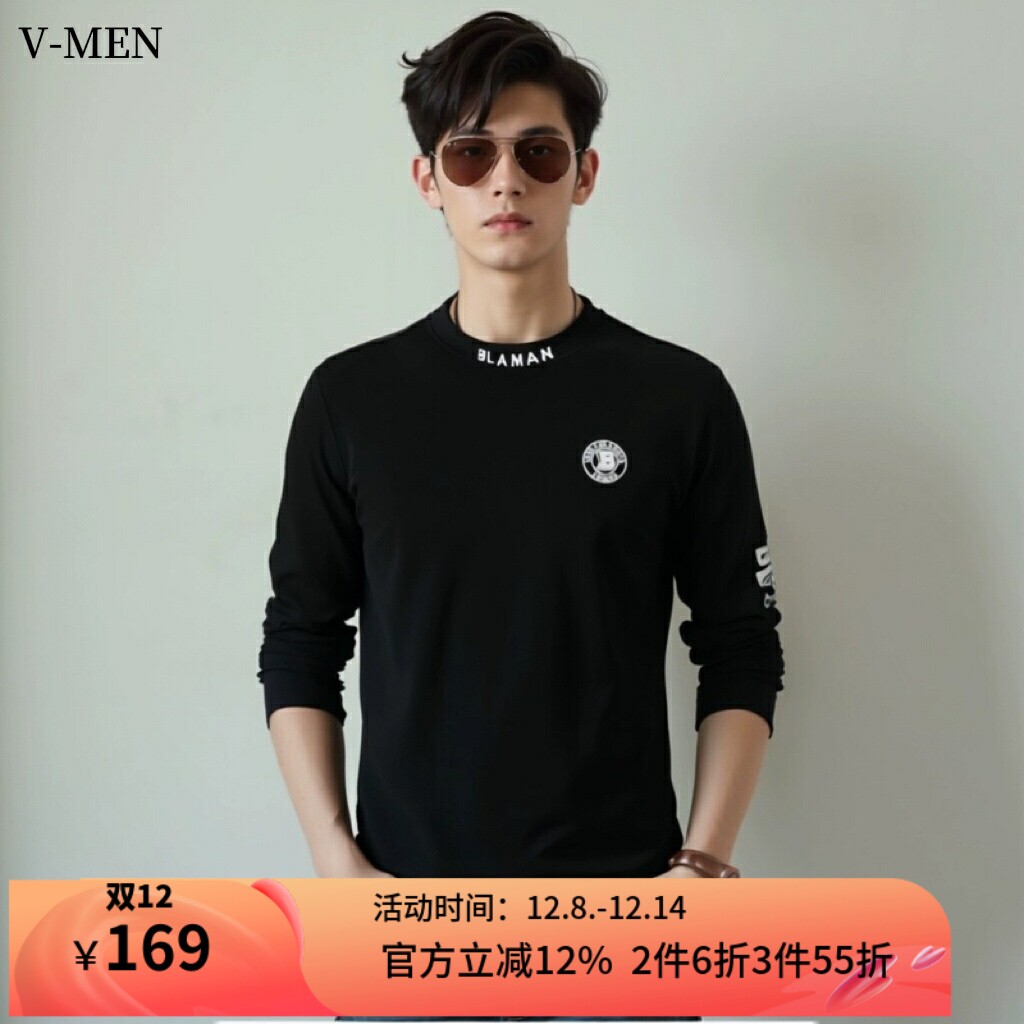 多款威曼潮流套头卫衣加绒