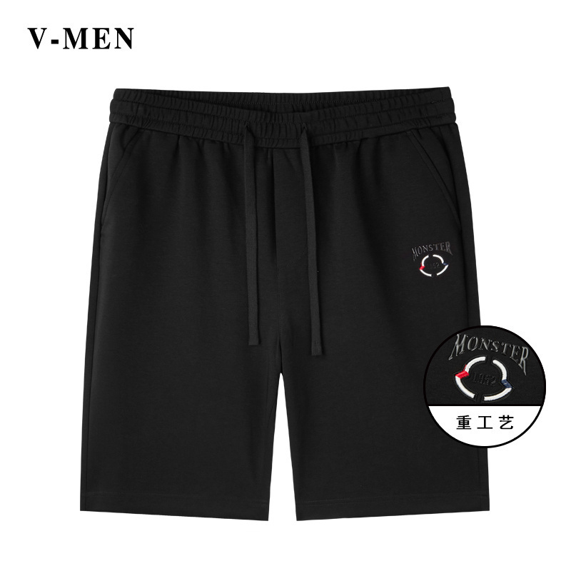 威曼五分休闲裤时尚沙滩裤短裤