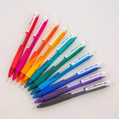 百乐（PILOT）乐彩自动铅笔彩色杆小学生活动铅笔带橡皮擦头0.5mm