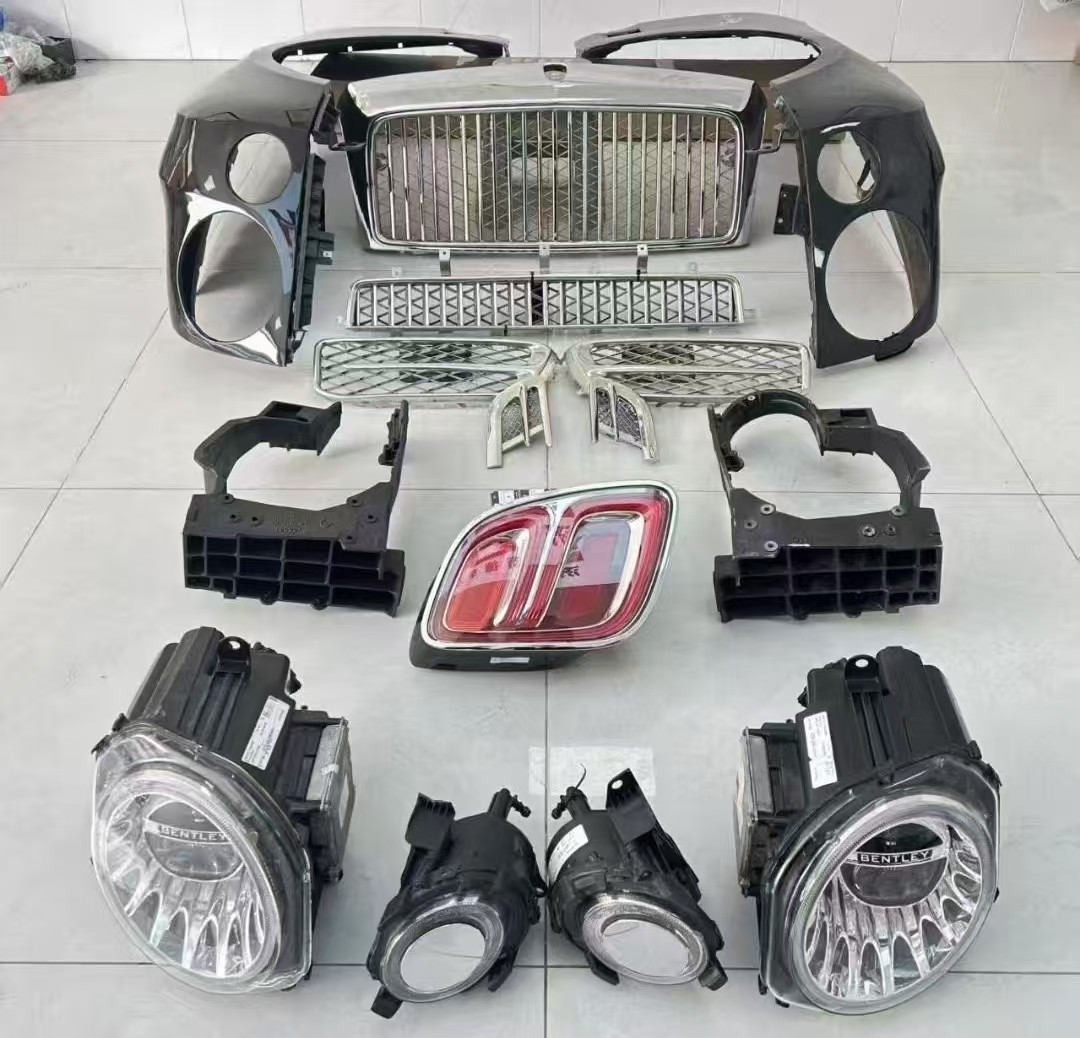 宾利慕尚前杠总成新款叶子板飞驰GT升级雾灯大灯总成尾灯中网升级