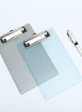 宝克(BAOKE)a5板夹文件夹夹板文具菜单学生写字书写硬板BJ1292竖版记录书夹纸简约办公用品便携塑料资料夹黑