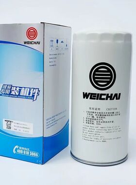 1002280521 机油滤清器滤芯 适配潍柴WHM6170/60船用 1000428205a