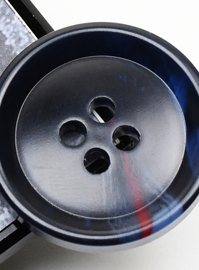 深蓝色斜边花纹哑光呢大衣纽扣百搭黑色毛衣男女风衣西装扣子裤扣