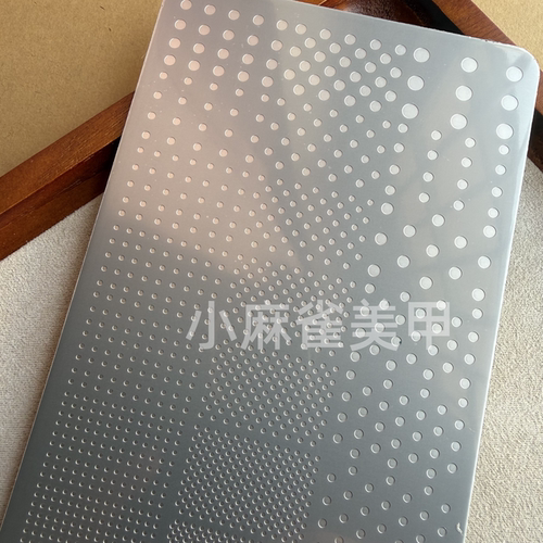 【小麻雀美甲】印花板各种波点转印钢板可爱猫猫模板