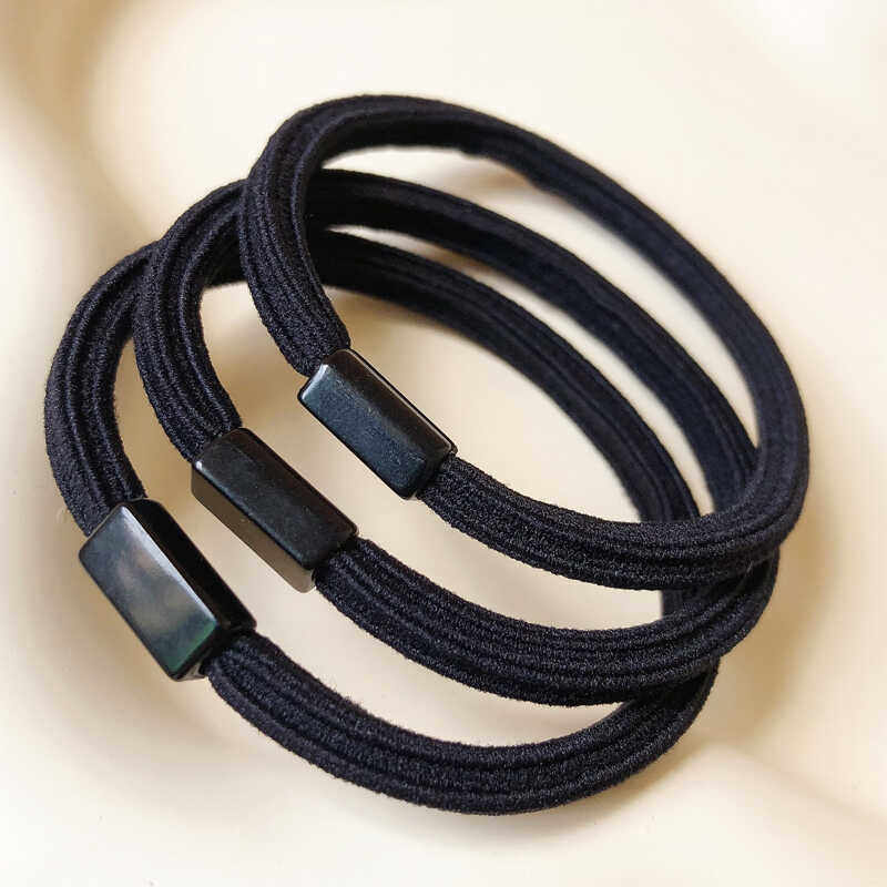 黑色基础发圈头绳2024年新款皮筋女扎头绑头发耐用橡皮筋发绳成人,饰品/流行首饰/时尚饰品新,发饰,淘宝优惠券,粉丝福利购,淘宝优惠卷