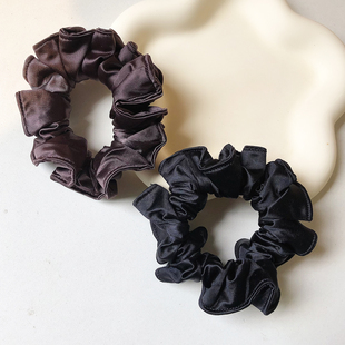 森系猪大肠发圈女高级感洋气时尚 发绳头花肥肠扎发头绳皮筋高弹力