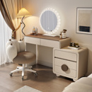 梳妆台卧室2025新款 小户型主卧床头柜斗柜一体实木化妆桌现代简约