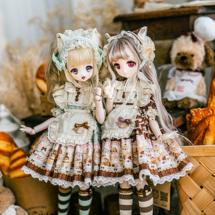 【MELODY.C】BJD MDD 四分男女chocolate factory lolita连衣裙OP