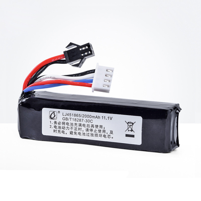 11.1V2000mAh451865锂电池