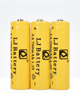 1.2V 700mAh 5号AA充电电池 遥控车 坦克 机器人 玩具轨道火车