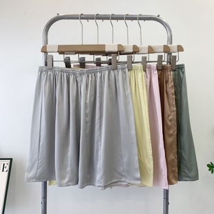 裤 子大码 五分裤 特价 沙滩裤 夏季 宽松可外穿100%桑蚕丝短裤 真丝男裤