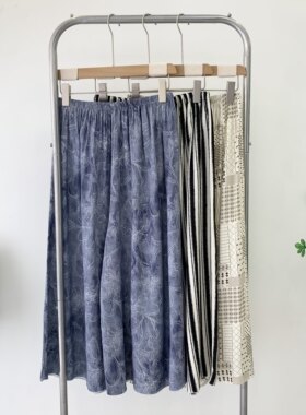 棉绸裤子女外穿春夏款休闲裤女宽松百搭女裤人造棉阔腿裤女年轻款