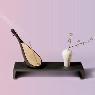 琵琶微景花瓶茶室音响企业礼品定制古典蓝牙音乐香炉香插音箱