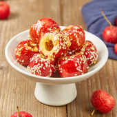 沂蒙公社空心500g小包装 无糖精冻干冰糖葫芦球山楂原果无添加