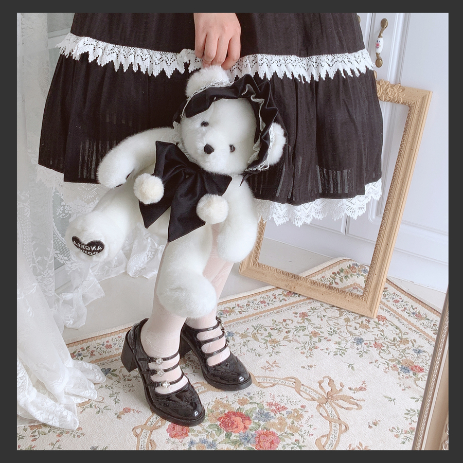 +Angela PoPo+原创Andy熊玩偶包bb帽小熊毛绒陪伴双肩包