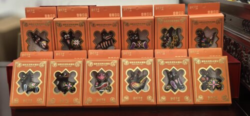 河南特产太昊陵淮阳泥泥狗冰箱贴十二生肖特色手工艺品非遗伴手礼