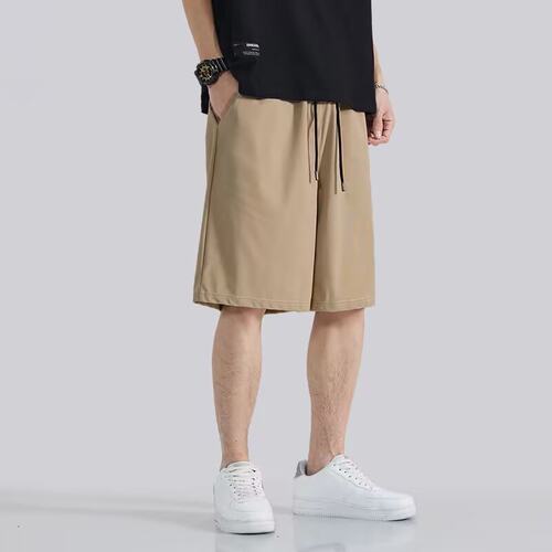 2025夏季青少年男士休闲运动短裤简约风韩版时尚潮流速干沙滩短裤