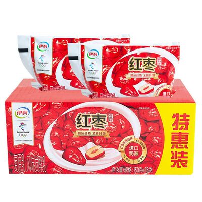 伊利儿童营养早餐红枣酸奶