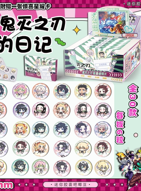 鬼灭之刃时透无一郎富冈义勇Q版迷你药片吧唧周边25mm徽章胸针