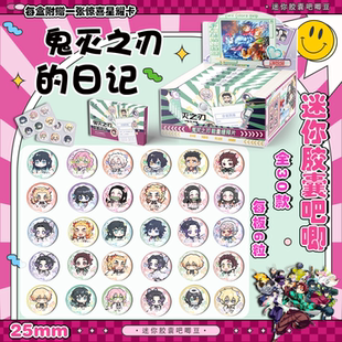 鬼灭之刃时透无一郎富冈义勇Q版迷你药片吧唧周边25mm徽章胸针