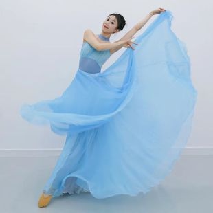 梦低有你的冬天舞蹈裙子等不到的等待会开花的云浮光舞蹈演出裙子