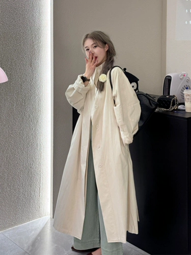 Плащ, демисезонная японская куртка, 2024 года, подходит для подростков, изысканный стиль