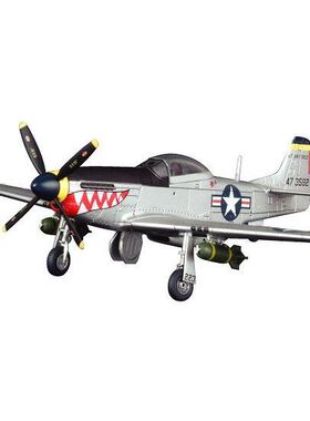 威龙 Dragon 50040 1/72 美军 P51 P-51D 野马 战斗机 鲨鱼嘴