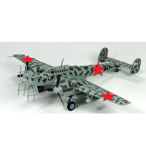HM 收藏家 HA1802 1/72 Bf-110G-4 夜间 战斗机 夜战王牌