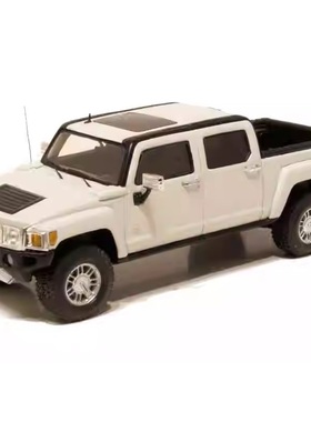 LUXURY 1/43 悍马 Hummer H3T PICK UP 皮卡 白色 树脂车