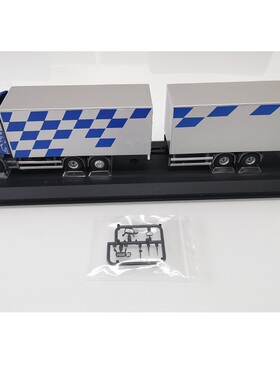 斯堪尼亚 原厂 1/50 SCANIA R500 6x2 双货柜 卡车 礼盒 配WSI