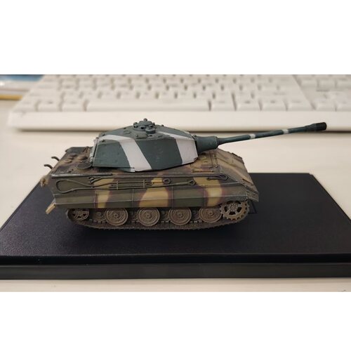 搜模阁 1/72 德国 E-75 坦克 PAK44 128 L55 舰队迷彩重型炮塔