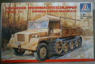 意大利 Italeri 360 1/35 德军 半履带  骡子 卡车